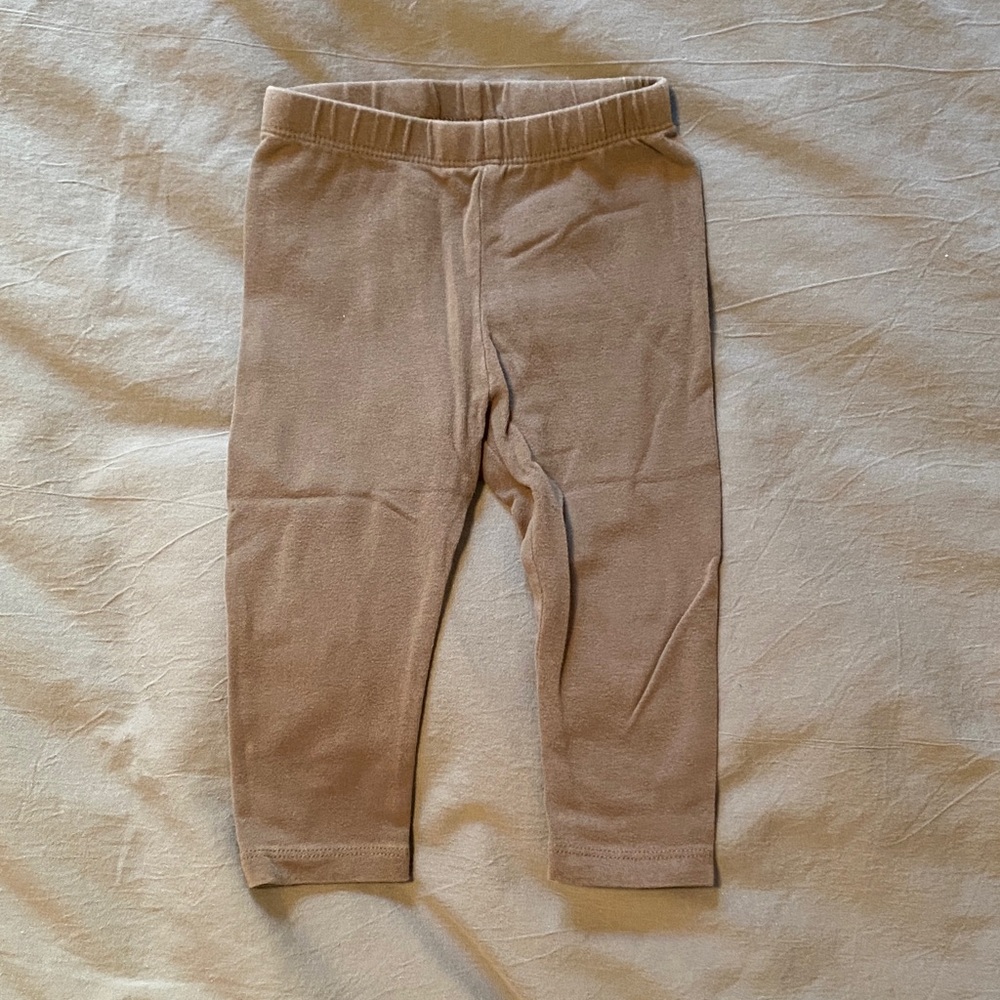 Baby Pehr Olive Green Leggings 6-12 Months
